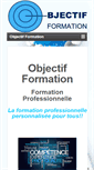Mobile Screenshot of objectif-formation.fr